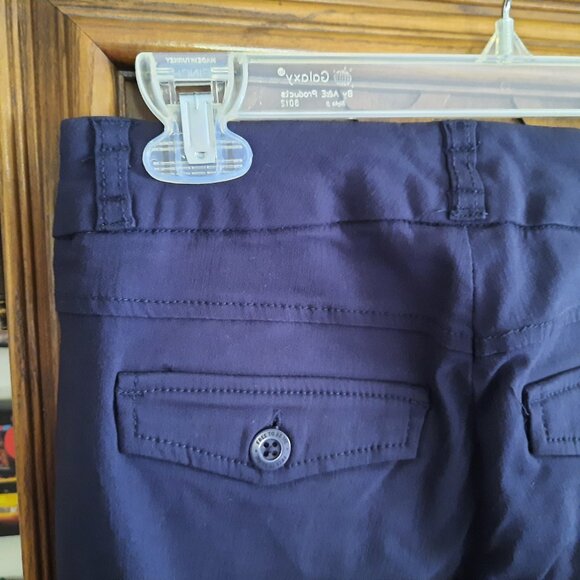 BeBop Bi-Stretch Cropped Skinny Ankle Pants - Dark Navy, Size 3/4 - Picture 9 of 16